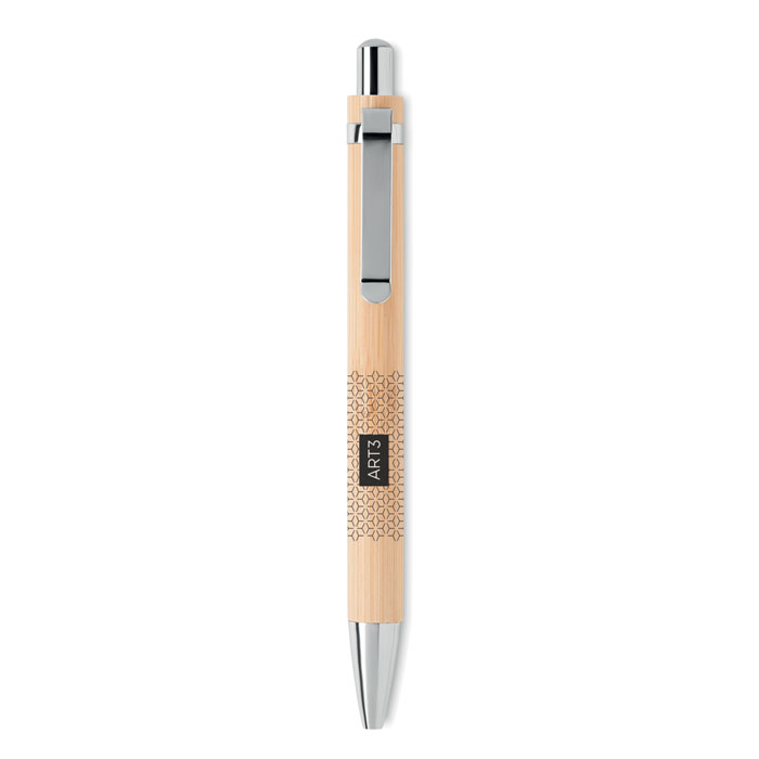 SUMLESS - Langdurige inktloze pen bamboe - voor bedrijven en relatiegeschenken