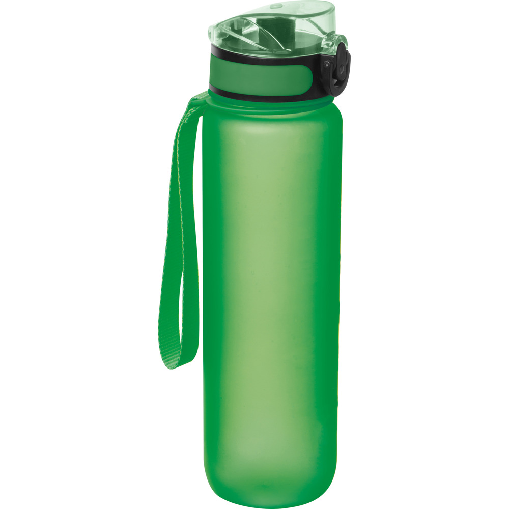 Sport drinkfles van kunststof - bedrukt of onbedrukt verkrijgbaar - Groen