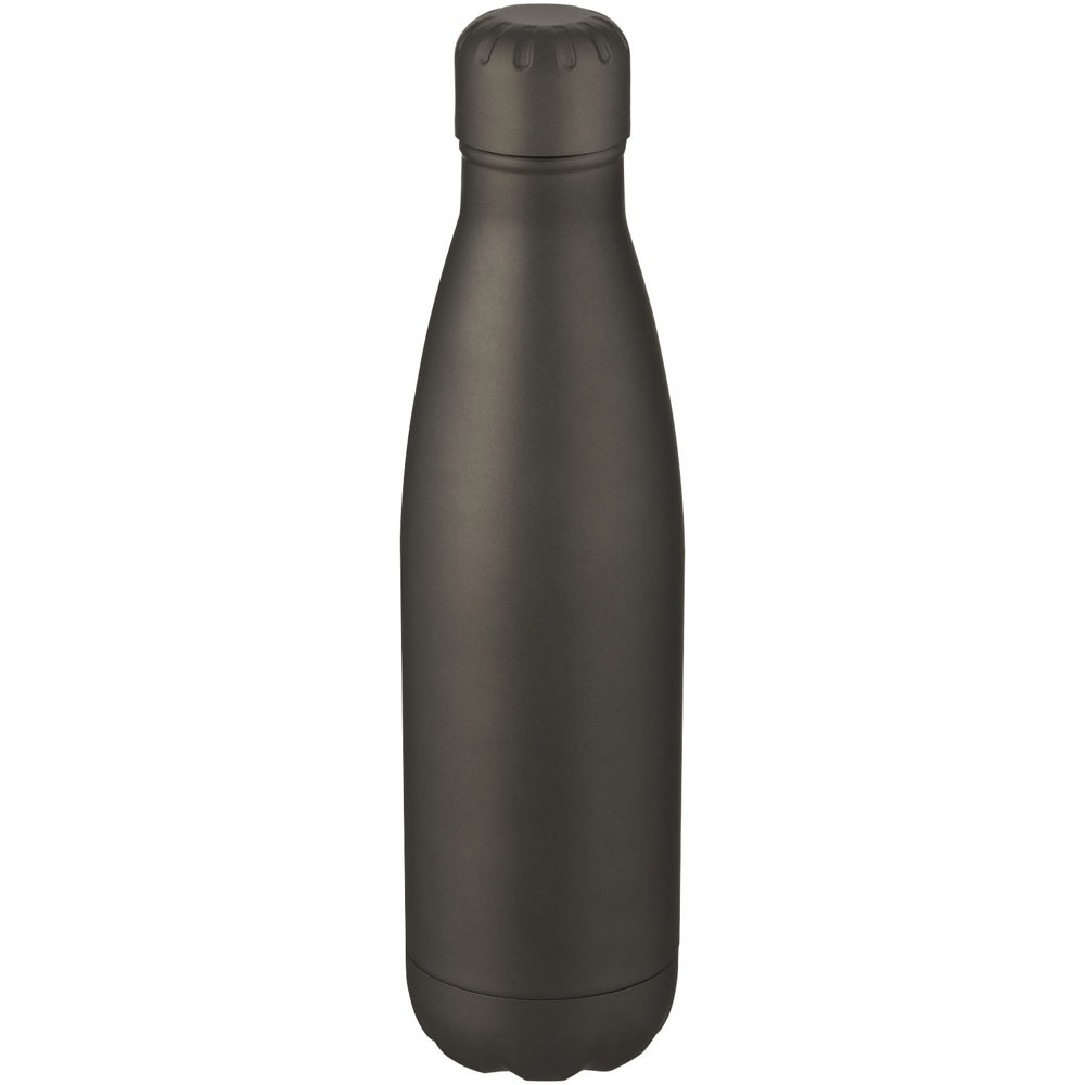 Cove vacuüm geïsoleerde roestvrijstalen fles van 500 ml - voor bedrijven en relatiegeschenken - Mat grijs