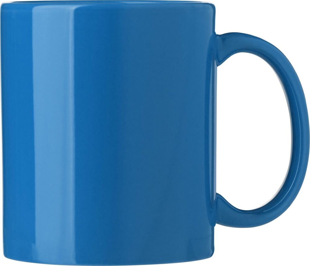 Keramische mok Kenna - bedrukt of onbedrukt verkrijgbaar - Blauw