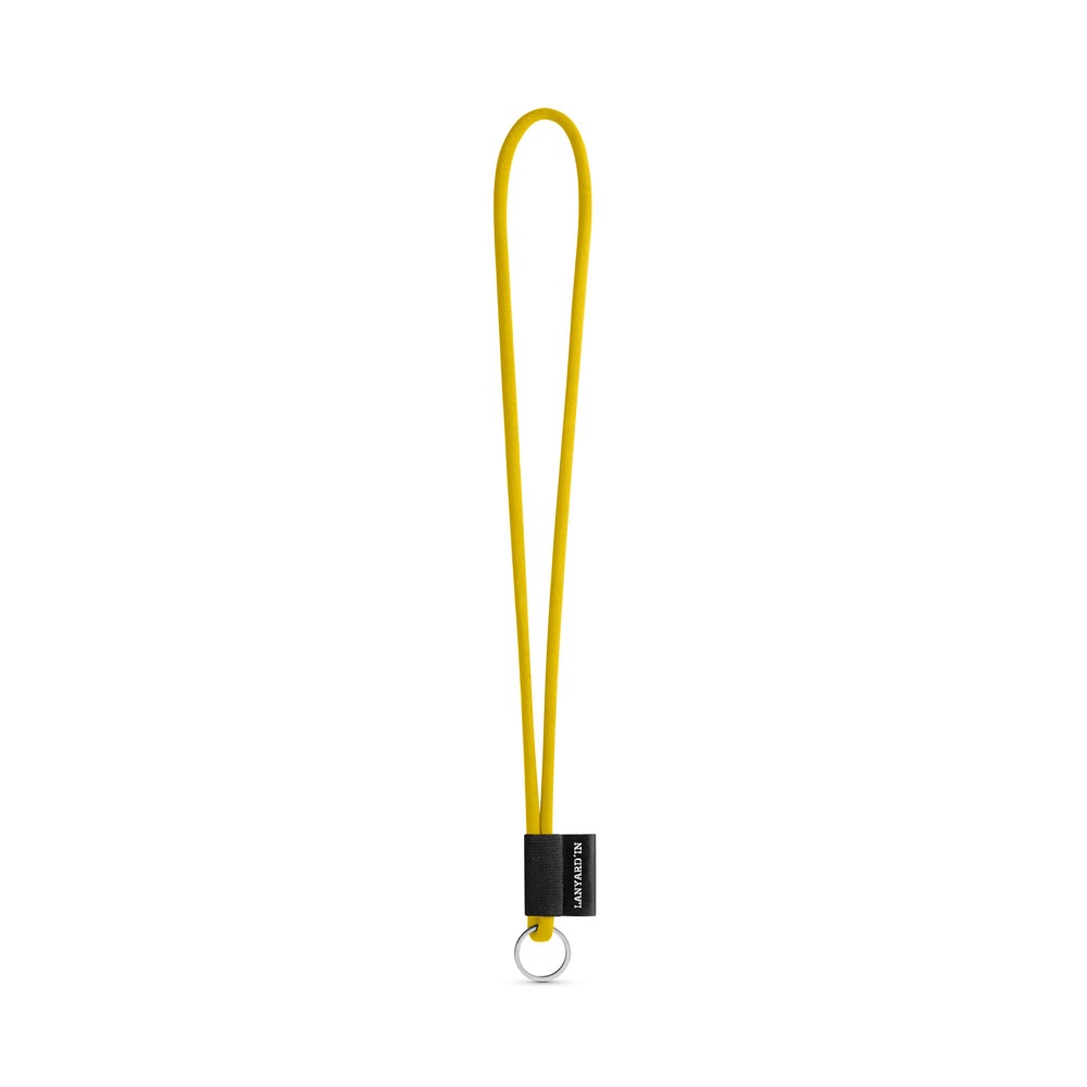 75093. Lanyard Tube Long Set I. Standaard modellen - voor bedrijven en relatiegeschenken - 310 - Geel