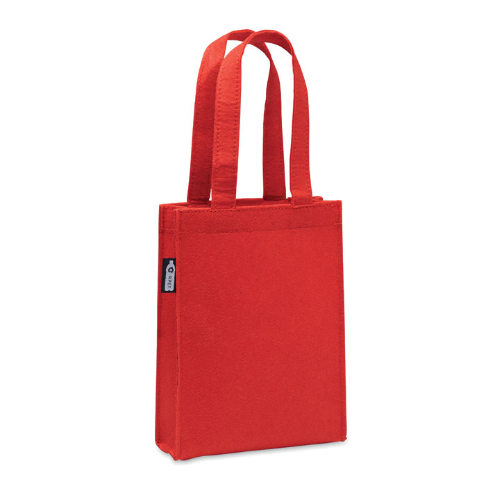 FELTOTE - Klein geschenktasje van RPET-vi - kopen of bedrukken - Rood
