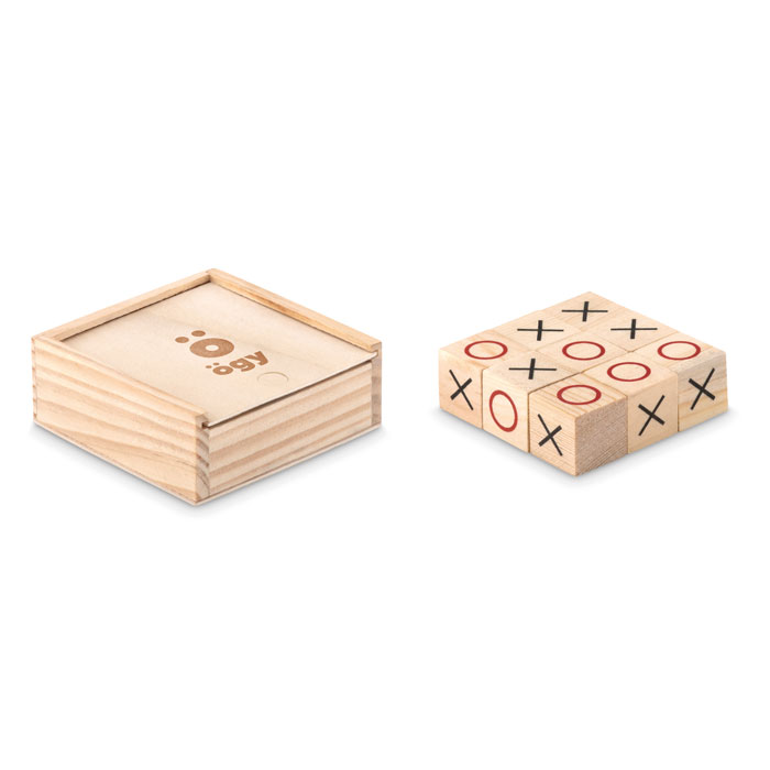 TIC TAC TOE - Houten boter-kaas-eieren - kopen of bedrukken