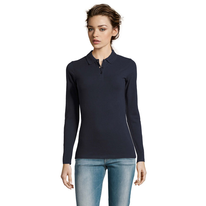 PERFECT LSL WOMEN - PERFECT LSL DAMES POLO 180 - voor bedrijven en relatiegeschenken - Franse Marine