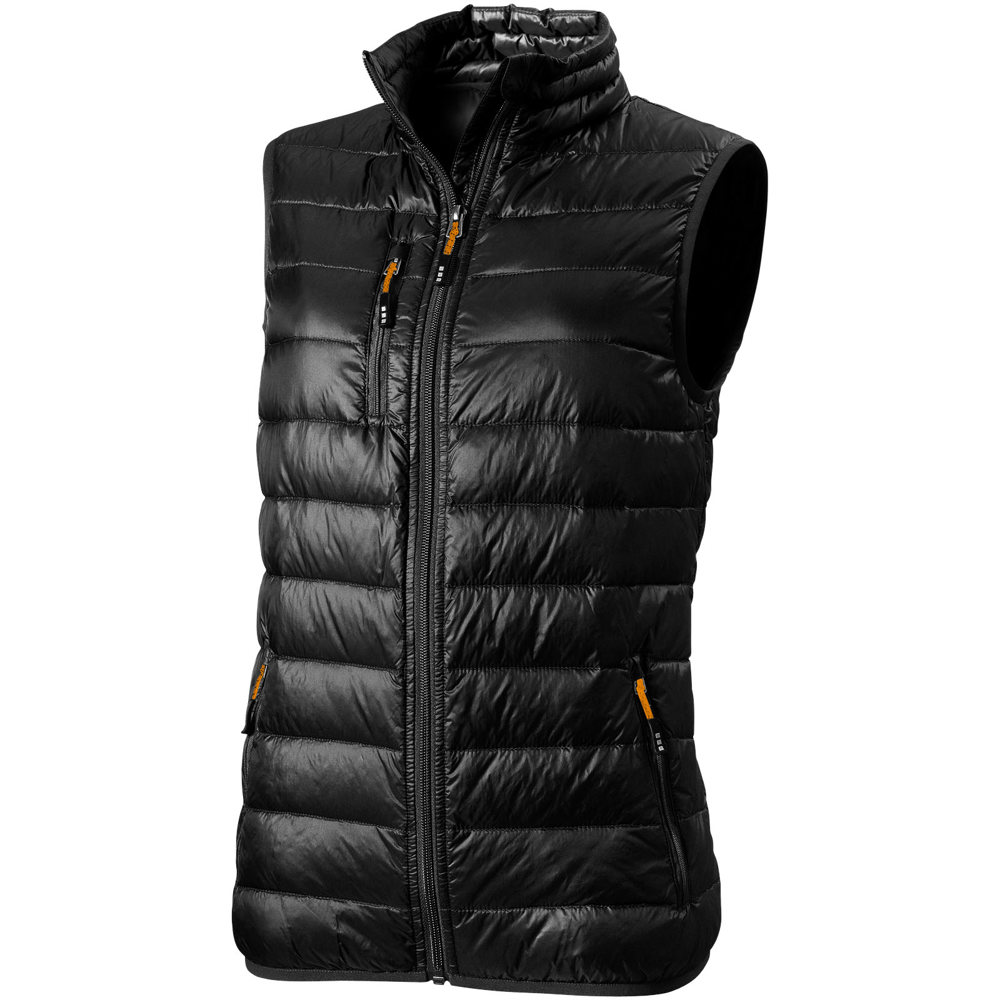 Fairview lichtgewicht donzen dames bodywarmer - voor bedrijven en relatiegeschenken - zwart