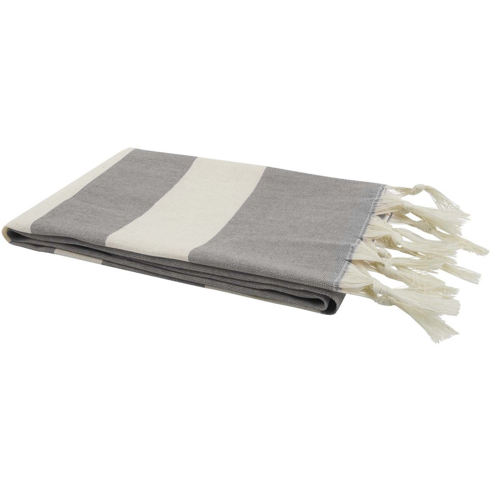 Anders hammam handdoek 147 x 75,5 cm - met logo of onbedrukt bestellen - Marineblauw