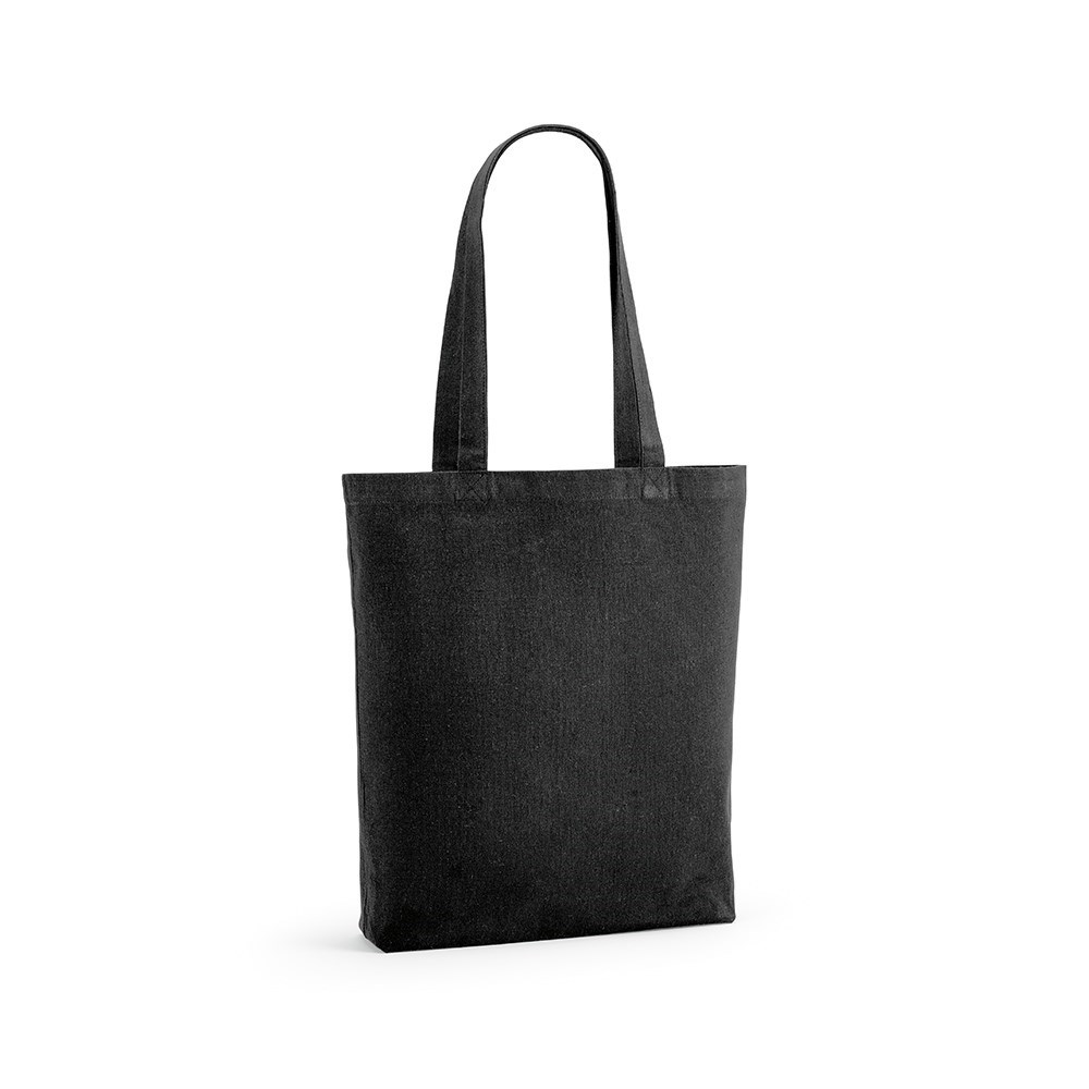 Logan boodschappentas gerecycled katoen 280 gsm - Zwart