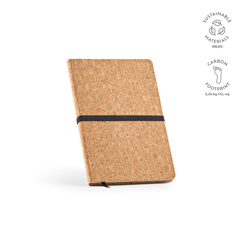 Goethe notitieboek A5 gerecycled papier 70 gsm - Natuurlijk - met logo of onbedrukt bestellen