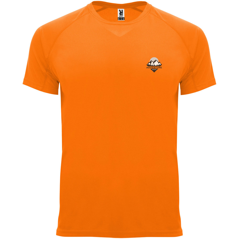 Bahrain 135 g/m² sportshirt met korte mouwen voor kinderen