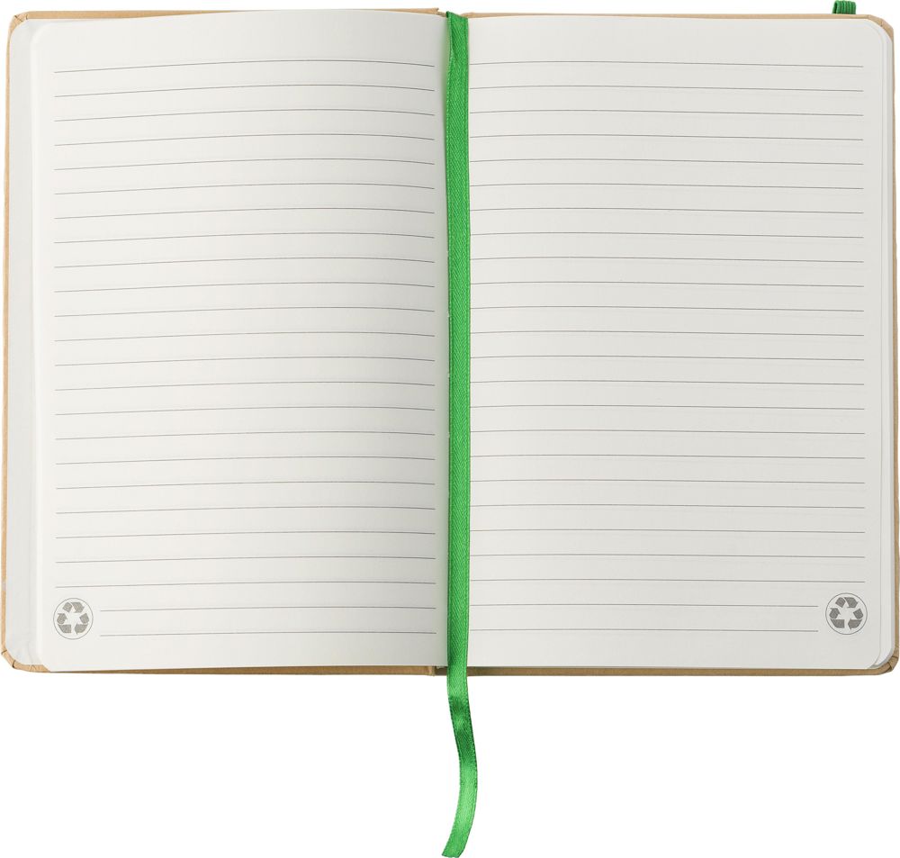 Gerecycled papieren notitieboek (A5) Gianni Original