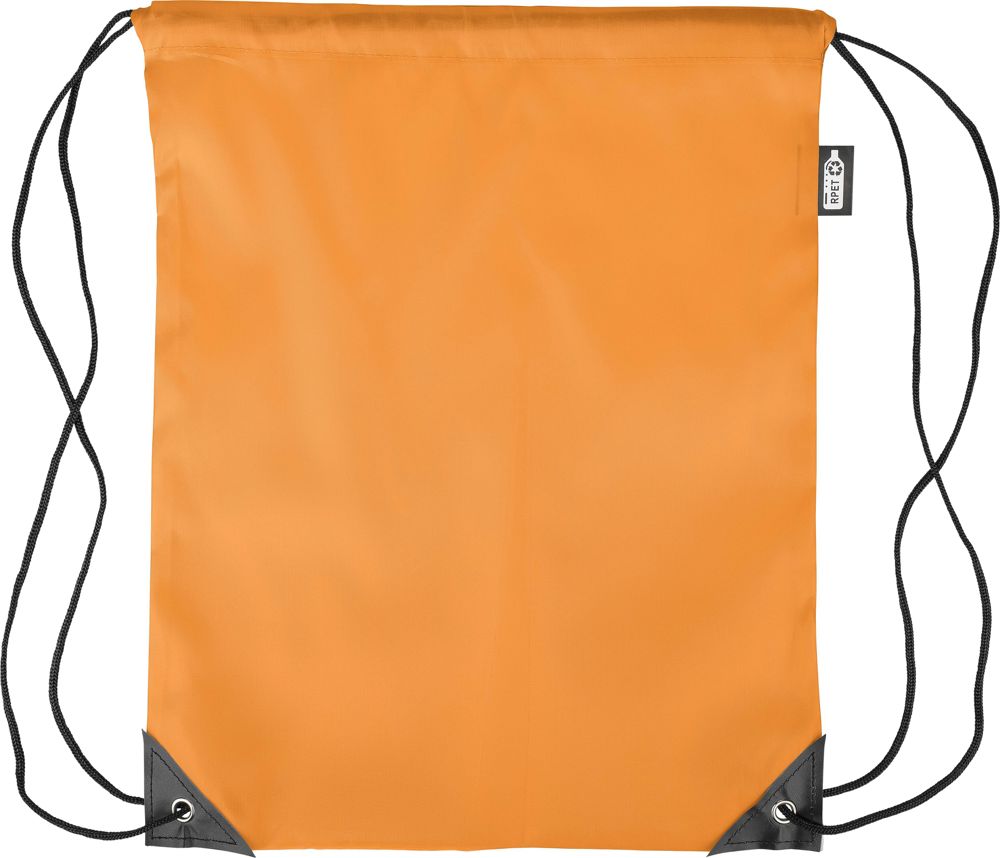 Gerecyclede rPET polyester (210D) trekkoord rugtas Enrique - kopen of bedrukken - oranje