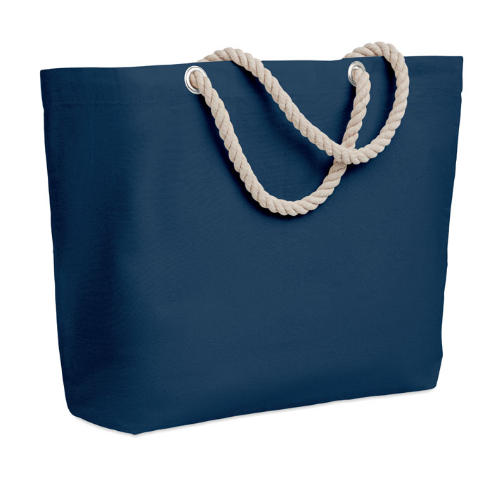 MENORCA - Strandtas met touw handvatten - kopen of bedrukken - Blauw
