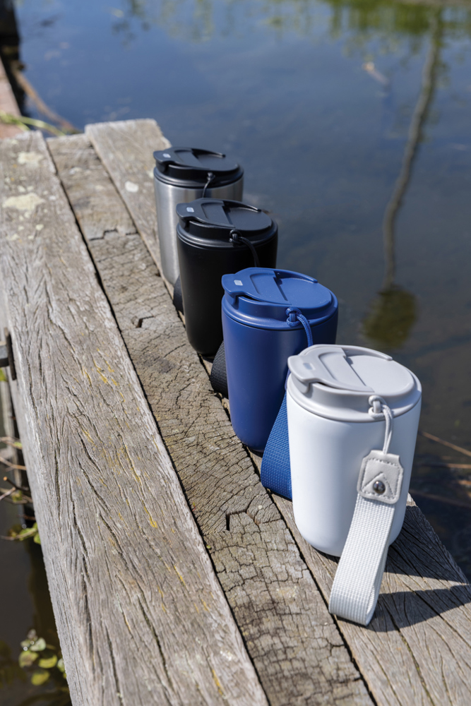 Cuppa RCS gerecycled rvs vacuümbeker met koord