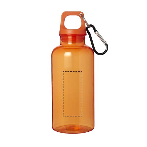 Oregon 400 ml waterfles van RCS-gecertificeerd gerecycled plastic met karabijnhaak