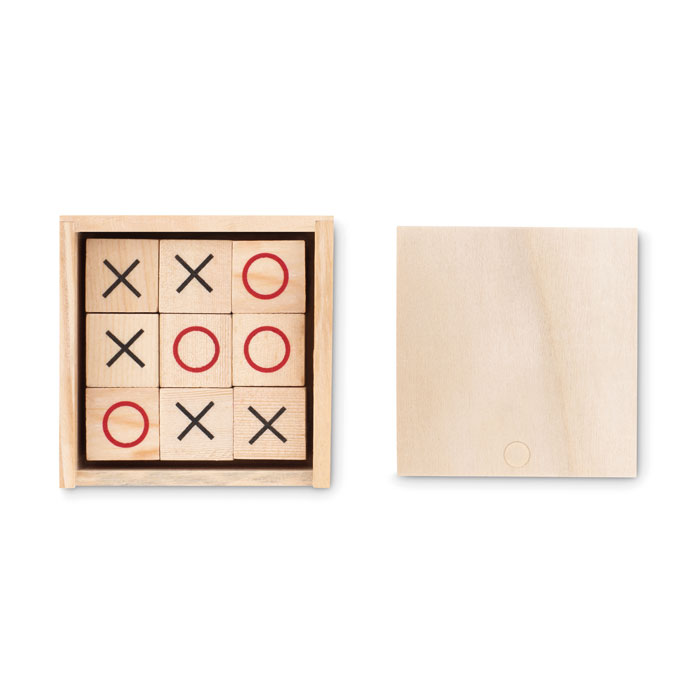 TIC TAC TOE - Houten boter-kaas-eieren