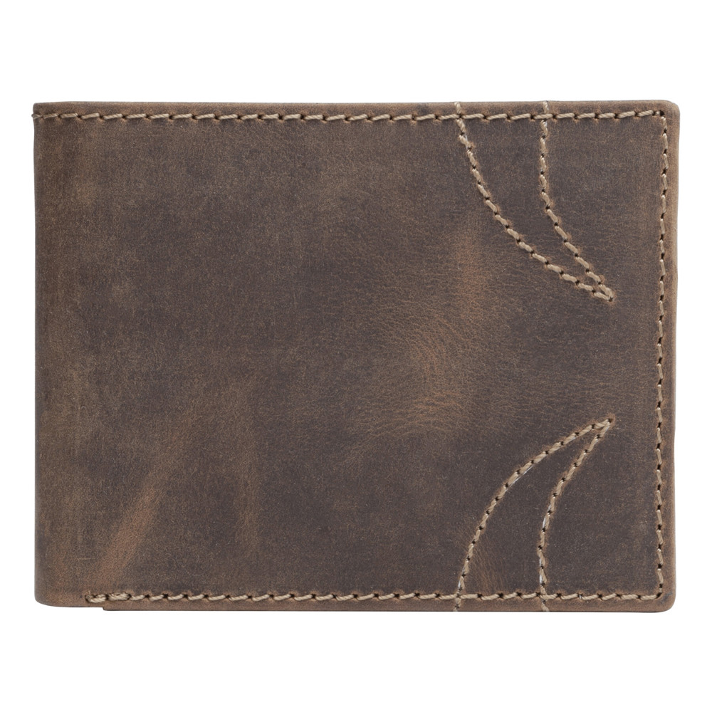 WILDERNESS I - Lederen billfold portemonnee - voor bedrijven en relatiegeschenken