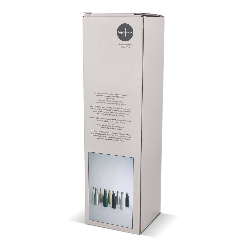 Sagaform Nils stalen fles gepoedercoat 500 ml