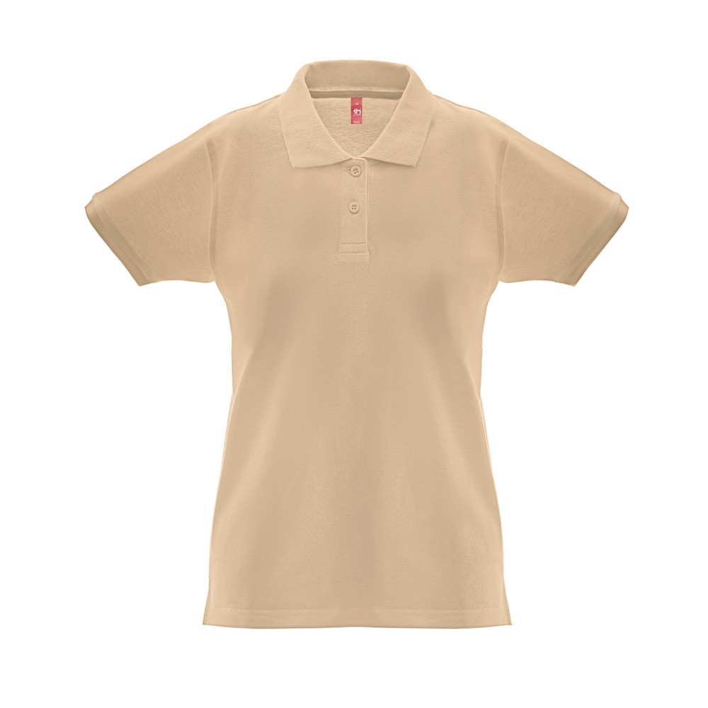 THC MONACO WOMEN. Dames poloshirt - met logo of onbedrukt bestellen - Licht Bruin