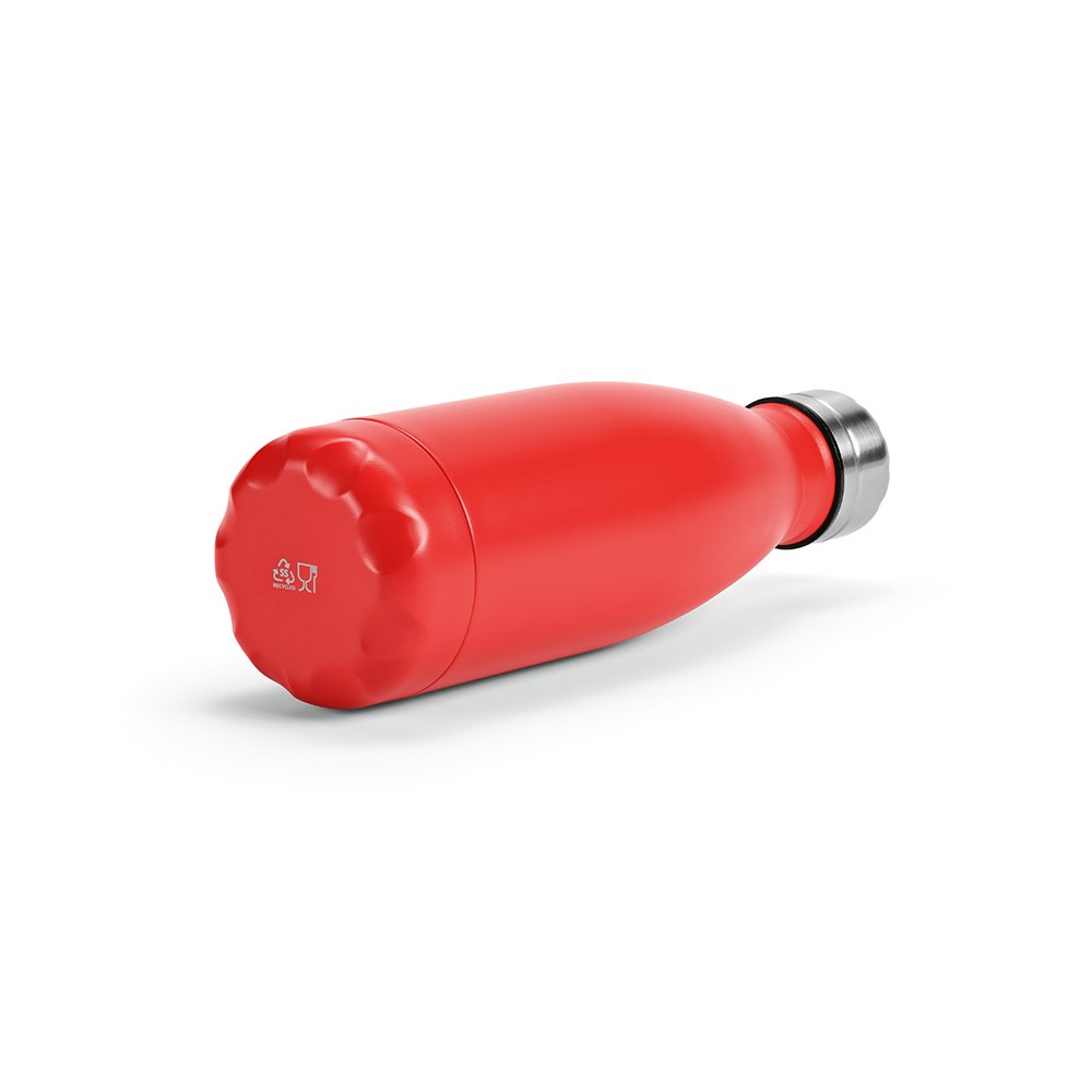 Mississippi 450 fles gerecycled roestvrij staal 430 ml - Rood