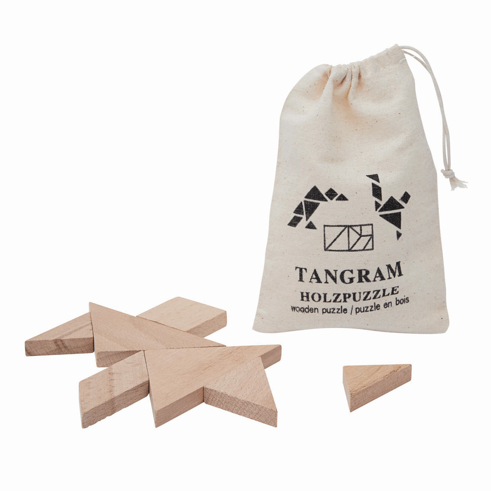 TANGRAM - Houten puzzel - voor bedrijven en relatiegeschenken