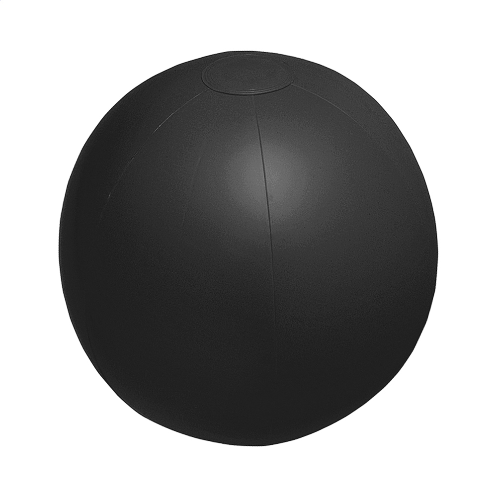 Playo - strandbal (ø28 cm) - bedrukt of onbedrukt verkrijgbaar - zwart