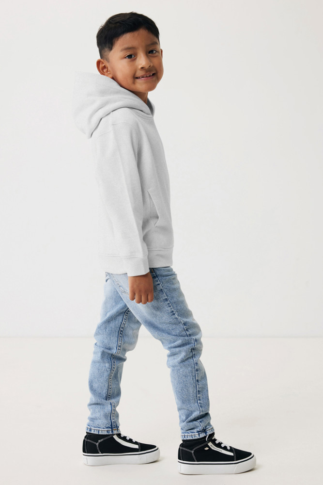 IQONIQ Yengo kids recycled katoen hoodie met steekzakken