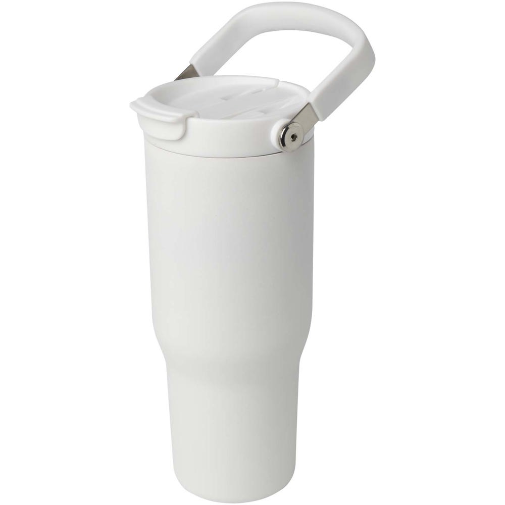 Bronx 900 ml RCS gecertificeerde, vacuüm geïsoleerde beker van gerecycled roestvrij staal en koper met deksel met dubbele fun