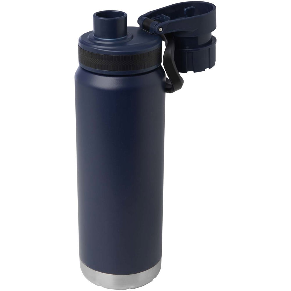 Fortis 700 ml RCS-gecertificeerde waterfles van gerecycled roestvrij staal met koperen vacuümisolatie (geschikt voor koolzuur