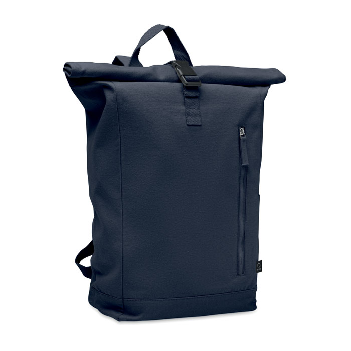 KAMET - Rolltop rugzak 390gr/m² - bedrukt of onbedrukt verkrijgbaar - Marineblauw