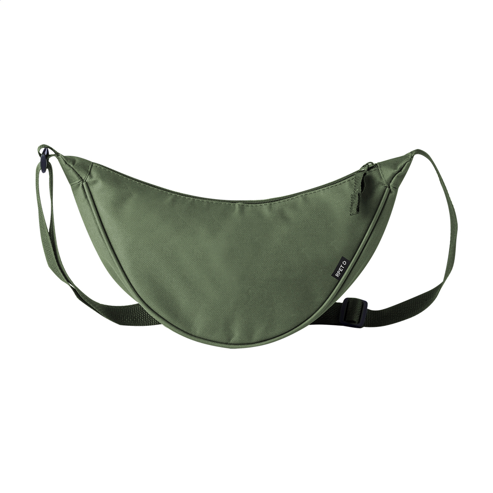 Lollap - RPET-crossbody heuptas - bedrukt of onbedrukt verkrijgbaar - Groen