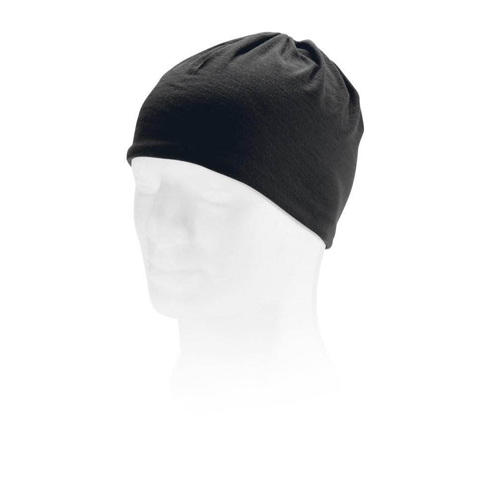 CHARLOTTE. Multifunctionele bandana (130 g/m²) - bedrukt of onbedrukt verkrijgbaar - zwart