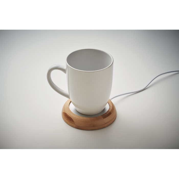 MUGLET - Bamboe mokwarmer met USB
