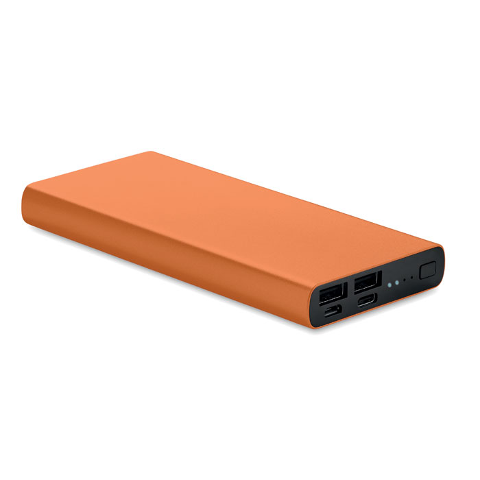 POWERFLAT 10C - 10000 mAh powerbank - voor bedrijven en relatiegeschenken - oranje