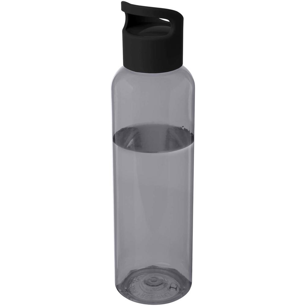 Sky 650 ml waterfles van gerecycled plastic - voor bedrijven en relatiegeschenken - Zwart