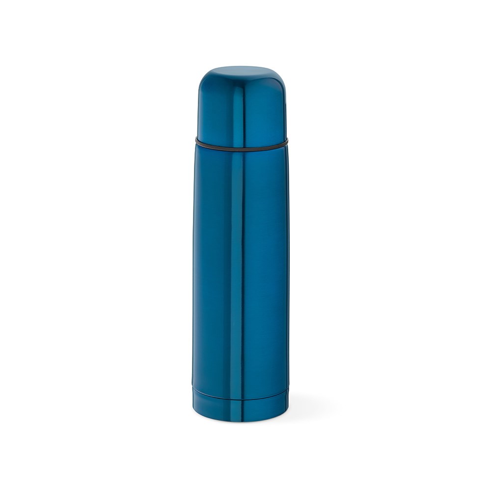 Donau thermos gerecycled roestvrij staal 500 ml - Blauw