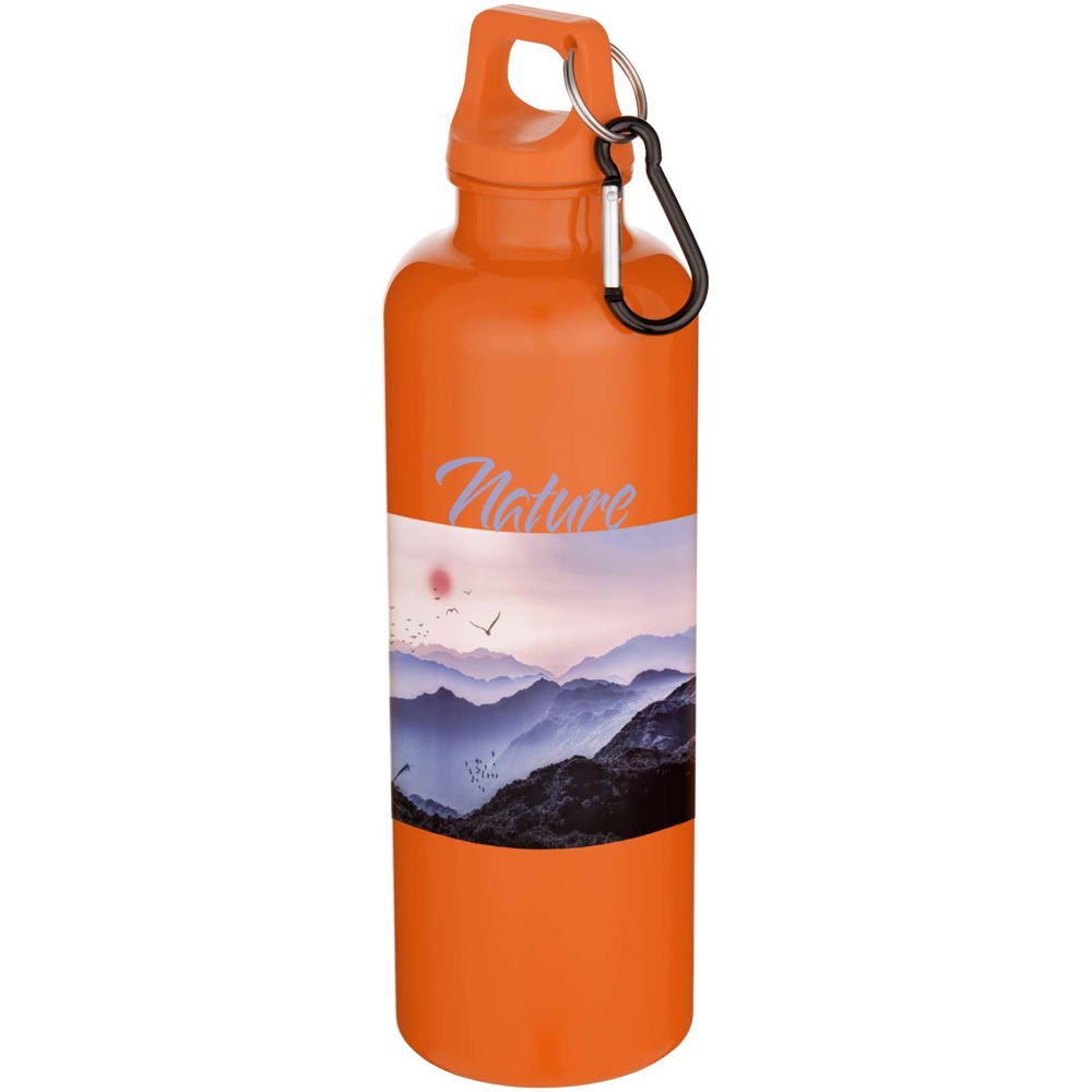 Oregon 750 ml effen RCS gerecycleerde plastic drinkfles met karabijnhaak