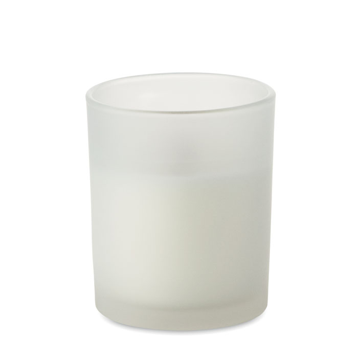 KIVAS WOOD - Plantaardige waskaars 80gr - kopen of bedrukken - Wit