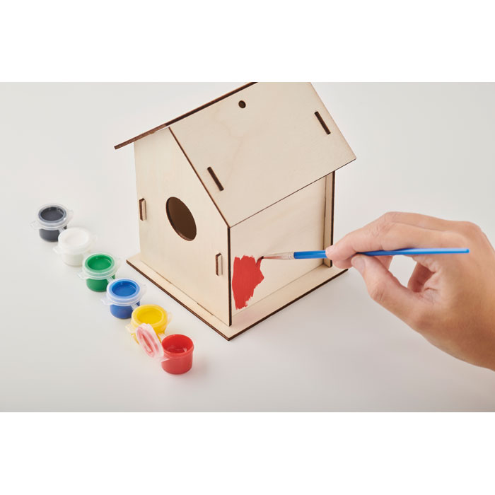 PAINTHOUSE - DIY houten vogelhuisje