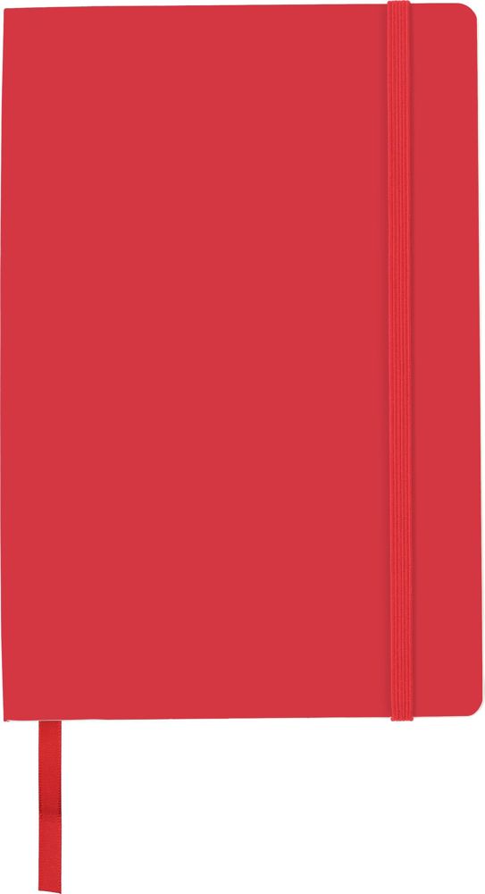 PU notitieboek Mireia - bedrukt of onbedrukt verkrijgbaar - Rood