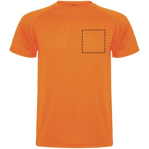 Montecarlo 150 g/m² sportshirt met korte mouwen voor heren