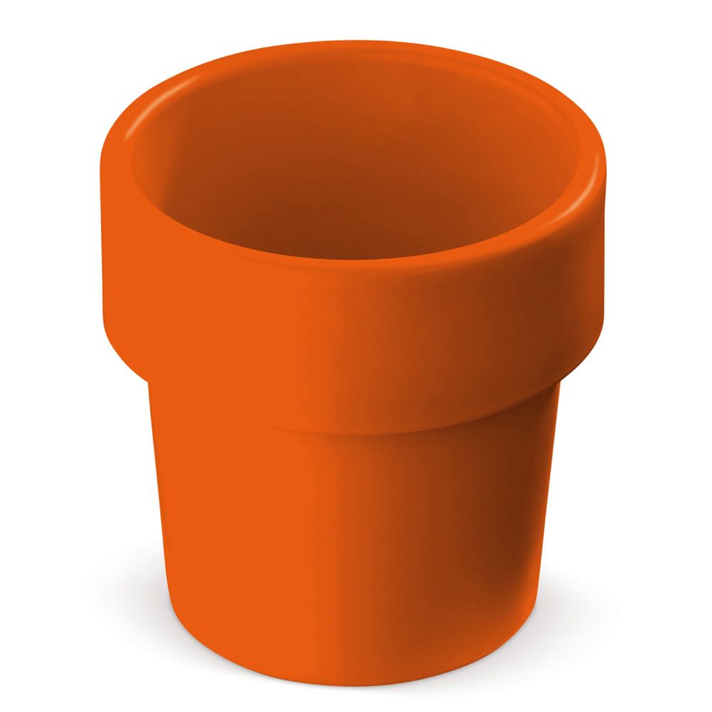 Koffiebeker Hot-but-cool 240ml - bedrukt of onbedrukt verkrijgbaar - Oranje