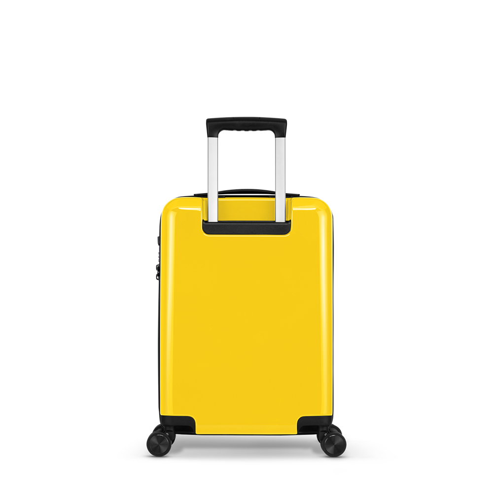 STICKERCASE® 20" Handbagage geel - met gepersonaliseerde sticker en/of individuele namen