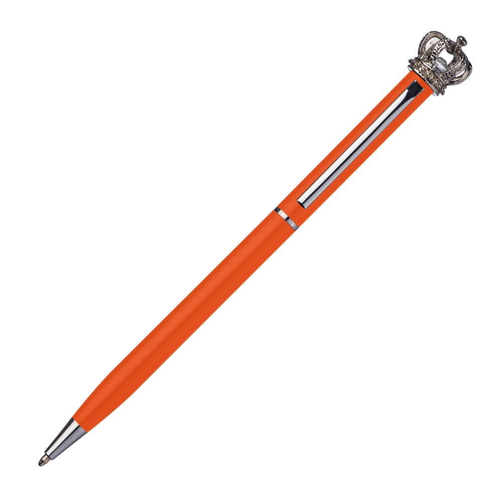 Metalen balpen met koninklijke allure