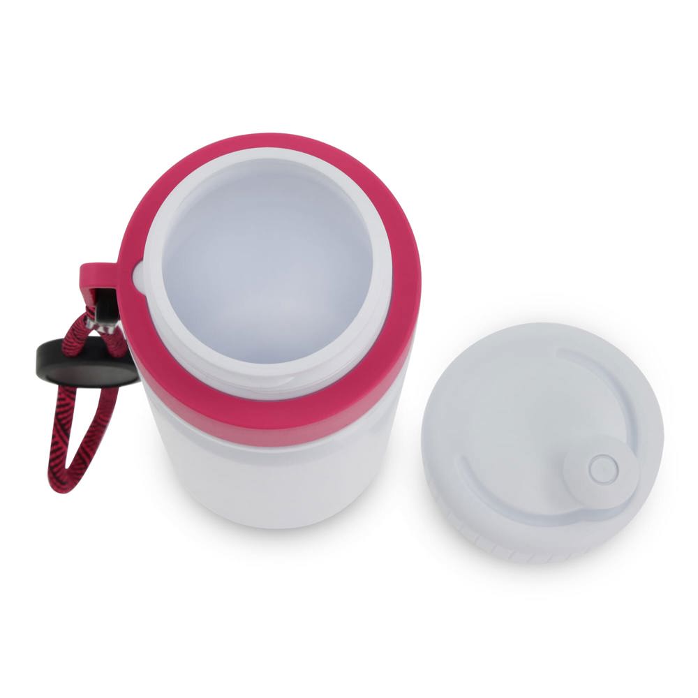 Sportbidon met rand en koord 750ml