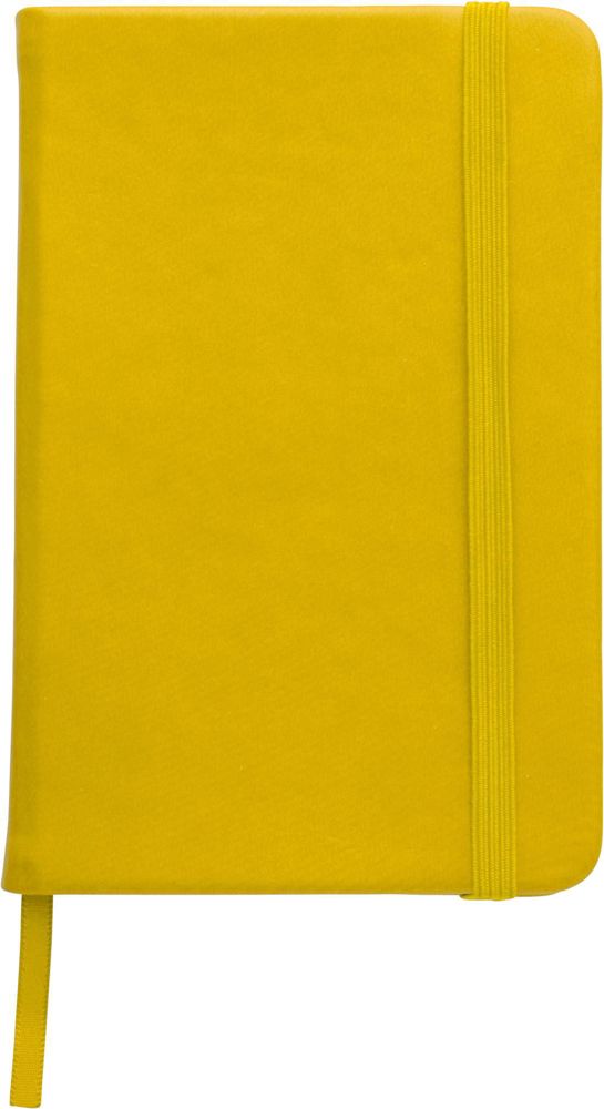 PU notitieboek Brigitta - voor bedrijven en relatiegeschenken - Geel