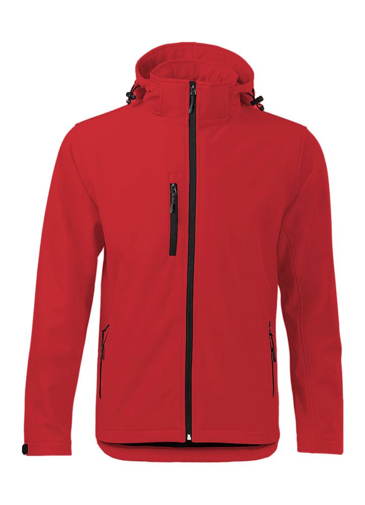 BS Storm softshell jas, 340 gr/m² - met logo of onbedrukt bestellen - Rood (PMS 186c)