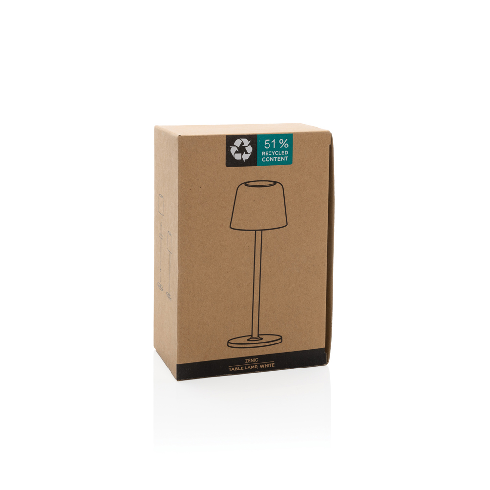 Zenic RCS gerecyclede plastic USB oplaadbare tafellamp