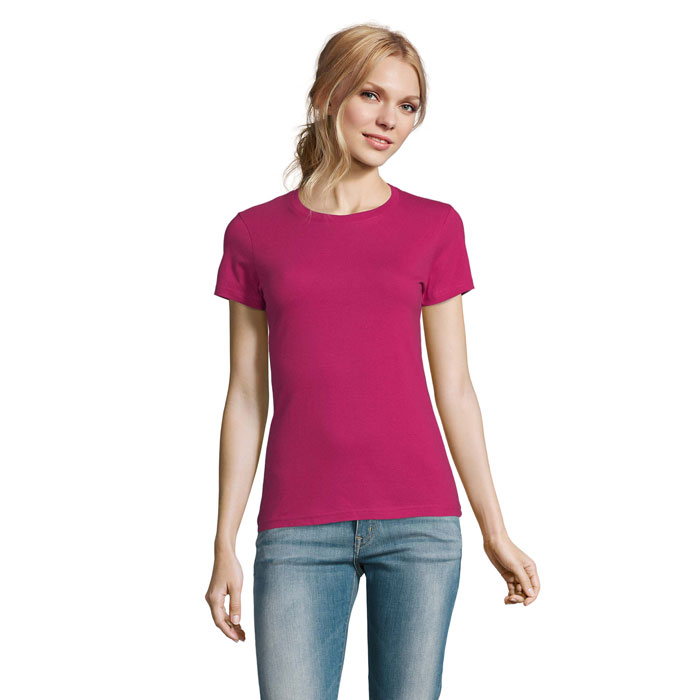 IMPERIAL WOMEN - IMPERIAL DAMES T-Shirt 190g - voor bedrijven en relatiegeschenken - fuchsia