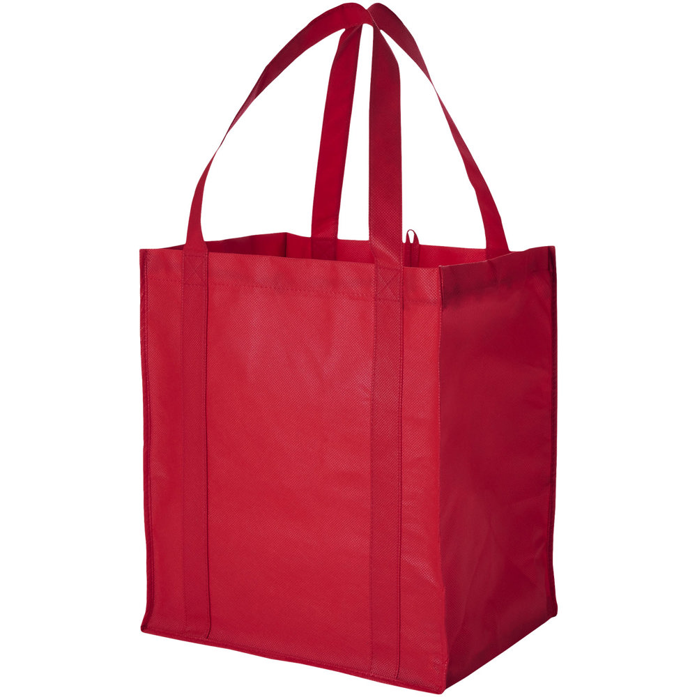 Liberty non woven boodschappentas 29L - voor bedrijven en relatiegeschenken - Rood