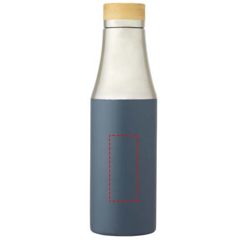 Hulan koperen vacuüm geïsoleerde roestvrijstalen fles van 540 ml met bamboe deksel